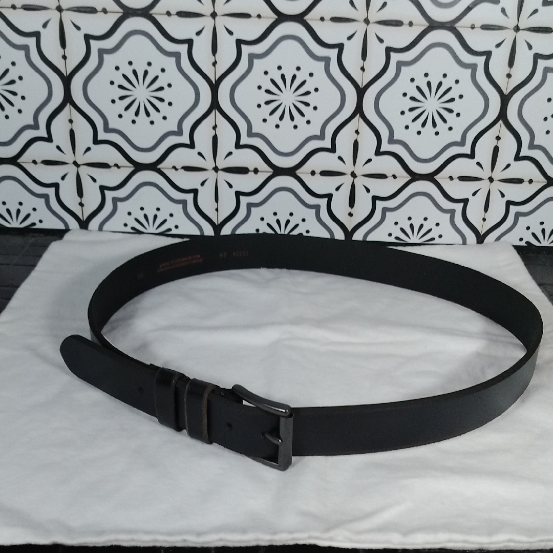 Mens Brand New Black Leather Belt Size 46 Mens Brand New Black Leather Belt Size 46